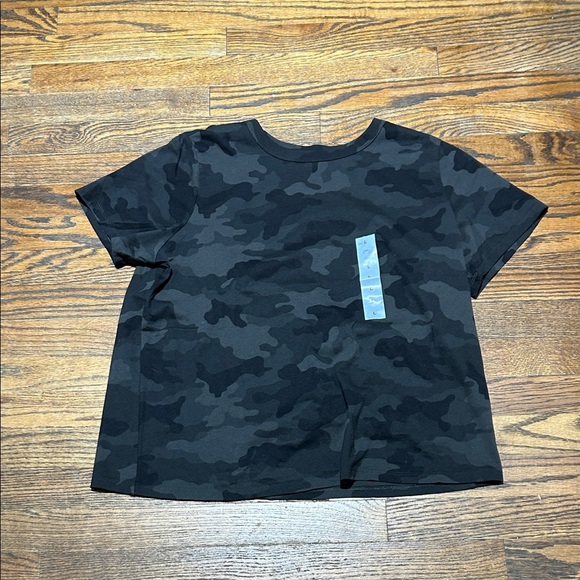 Old Navy Tops - Black Camouflage T-Shirt